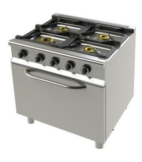 COCINA A GAS FONDO 700 4 FUEGOS CON HORNO