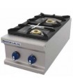 COCINA INDUSTRIAL A GAS GAMA 900 2 FUEGOS SOBREMESA CG-920/M