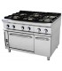 COCINA INDUSTRIAL A GAS GAMA 900 6 FUEGOS CON HORNO