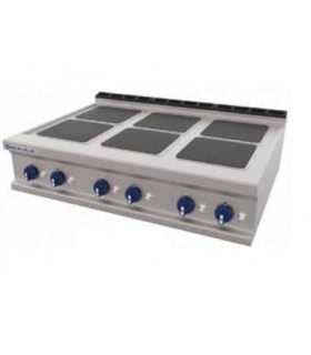 COCINA INDUSTRIAL ELÉCTRICA GAMA 900 6 PLACAS SOBREMESA