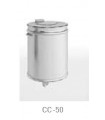 CUBO ACERO INOX SIN PEDAL 50 LITROS