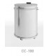 CUBO ACERO INOX SIN PEDAL 100 LITROS