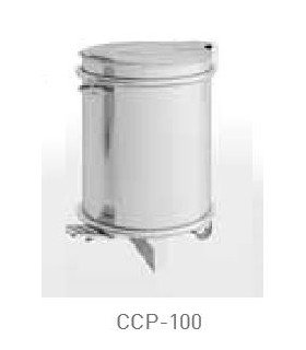 CUBO ACERO INOX CON PEDAL 100 LITROS