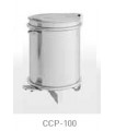 CUBO ACERO INOX CON PEDAL 100 LITROS