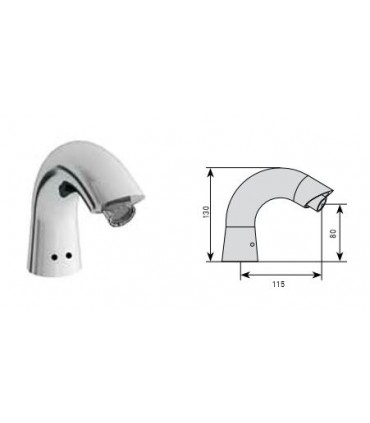 LAVAMANOS MURAL GRIFO ELECTRÓNICO