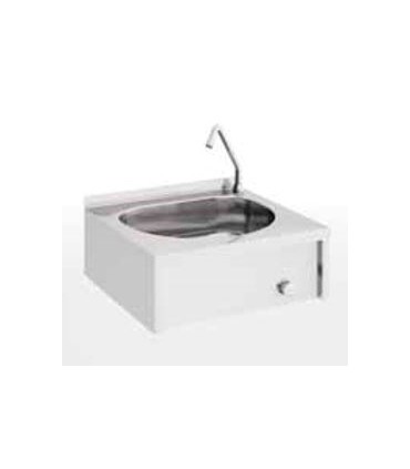 LAVAMANOS MURAL CAÑO GIRATORIO Y DOSIFICADOR