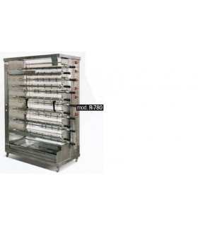 ASADOR DE POLLOS A GAS DOBLE ESPADA 13 ESPADAS