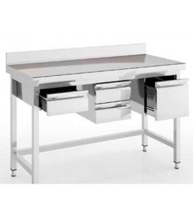 CAJONES CON GUÍAS TELESCÓPICAS PARA MESAS FONDO 600 CM60