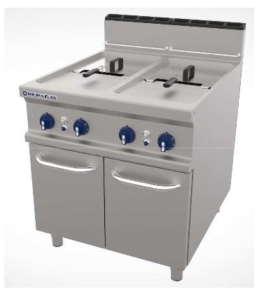 FREIDORA ELÉCTRICA GAMA 750 17+17 LITROS