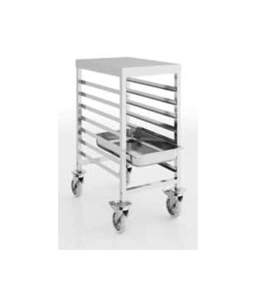 CARRO BAJO GASTRONORM  7 GN 1/1