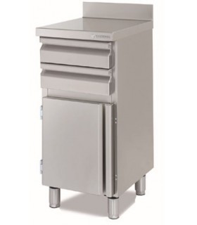 MUEBLE CAFETERO CON DOS CAJONES  MODULO 50