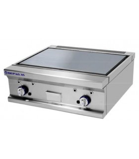 FRY-TOP A GAS GAMA 750 ANCHO 800 PLACA DE CROMO DURO SOBREMESA