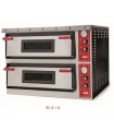 HORNO DE PIZZA ELECTROMECÁNICO BICÁMARA 4+4 PIZZAS Ø 350