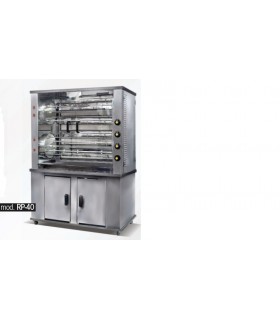 ASADOR DE POLLOS PLANETARIO A GAS 8 ESPADAS