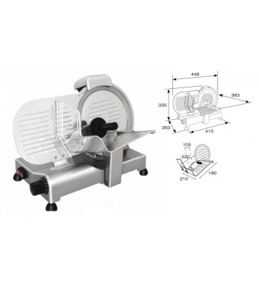 CORTADORAS DE FIAMBRE Ø 220 mm