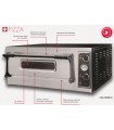 HORNO DE PIZZA 4 PIZZA Ø 320 mm