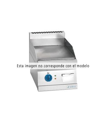 PLANCHA GAS ACERO LISA FONDO 650 ANCHO 400