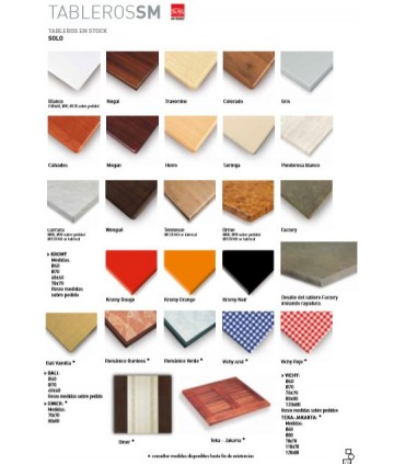 MESA TERRAZA M384 - 80X80 SM