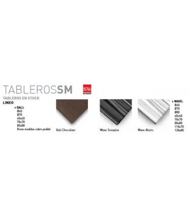 MESA TERRAZA M384 - 80X80 SM