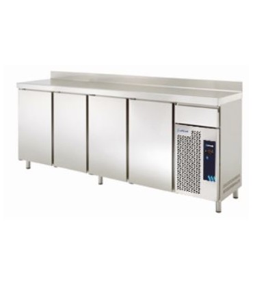 MESA REFRIGERADA FRENTEMOSTRADOR 4 PUERTAS