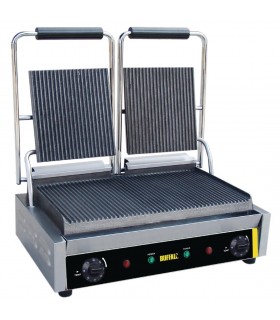PLANCHA GRILL DOBLE ANCHO 540 RANURADA