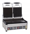 PLANCHA GRILL DE CONTACTO DOBLE ANCHO 475 LISA/ESTRIADA + LISA/ESTRIADA