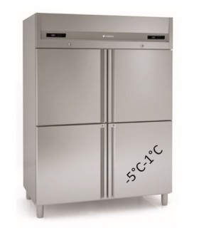 ARMARIO DOBLE CUERPO CON DEPARTAMENTO DE PESCADO 4 PUERTAS