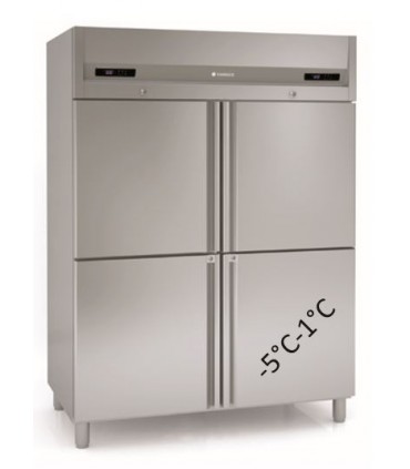 ARMARIO DOBLE CUERPO CON DEPARTAMENTO DE PESCADO 4 PUERTAS