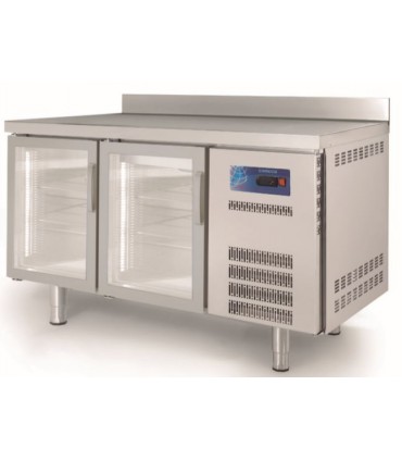BAJOMOSTRADOR REFRIGERADO  2 PUERTAS DE CRISTAL SNACK S-LINE 2