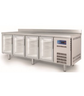 BAJOMOSTRADOR REFRIGERADO 3 PUERTAS DE CRISTAL SNACK S-LINE