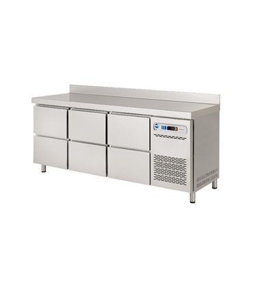 MESA REFRIGERADA GASTRONORM 6 CAJONES