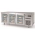 BAJOMOSTRADOR  REFRIGERACIÓN 3 PUERTAS DE CRISTAL 60X41