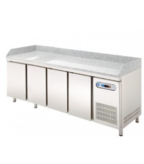 MESA PIZZA MARMOL 4 PUERTAS