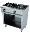 COCINA A GAS GAMA 550 2 FUEGOS CON BASTIDOR CG-520