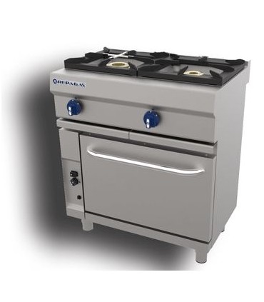 Cocina a gas 2 fuegos 550 horno C2F550H