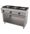 COCINA A GAS 3 FUEGOS GAMA 550 CON BASTIDOR CG-530