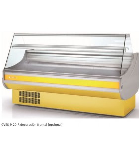 VITRINA EXPOSITORA MODULAR 1000 SIN RESERVA FONDO 900 CRISTAL RECTO