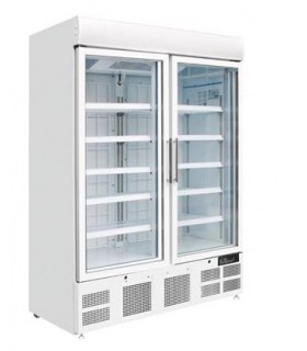 ARMARIO EXPOSITOR CONGELACIÓN DOBLE PUERTA PIVOTANTE